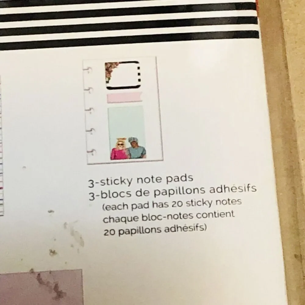 The Happy Planner Rongrong Companion Accessories Get Chic Done 103 Pcs 7”X9” NIP